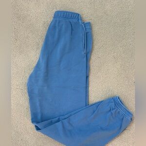 TNA Terry Fleece Joggers in Sky Blue